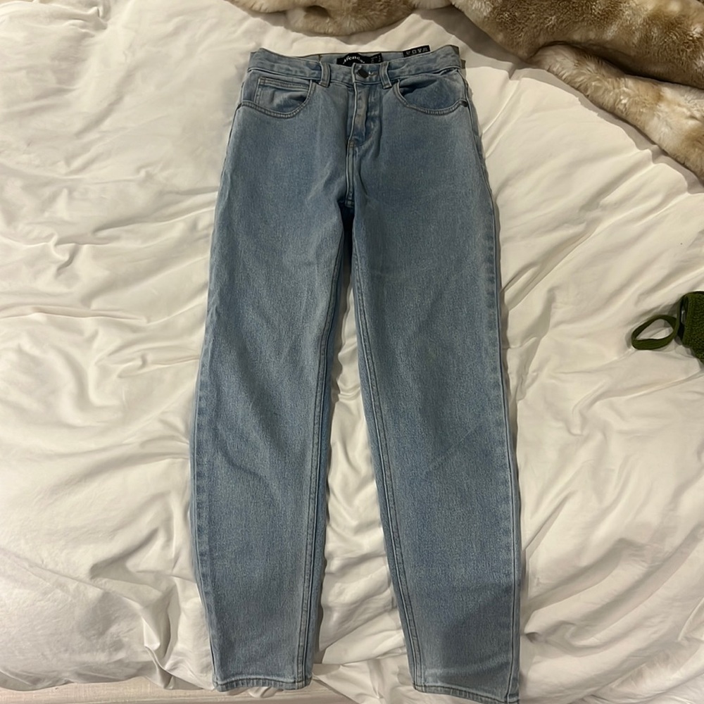 Afends straight blue jeans size 2